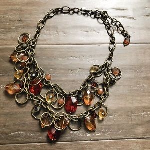 PREMIER DESIGNS GOLD JEWEL NECKLACE